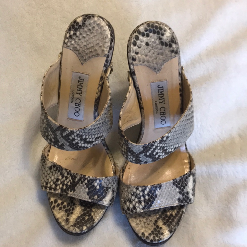 Snake skin Jimmy Choo heels